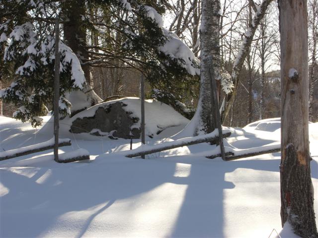 Tiskaretjärn, vinter